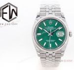 EW Factory Rolex Datejust 36MM Cal.3235 Emerald Green Jubilee Watch Men